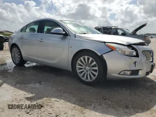 2011 Buick Regal CXL RL1 with VIN 2G4GN5EC4B9178708, listed as a Copart auction lot 51629425 with 60,827 mi miles and Salvage Title. Bid and sale history available at DreamBid. Image 4.