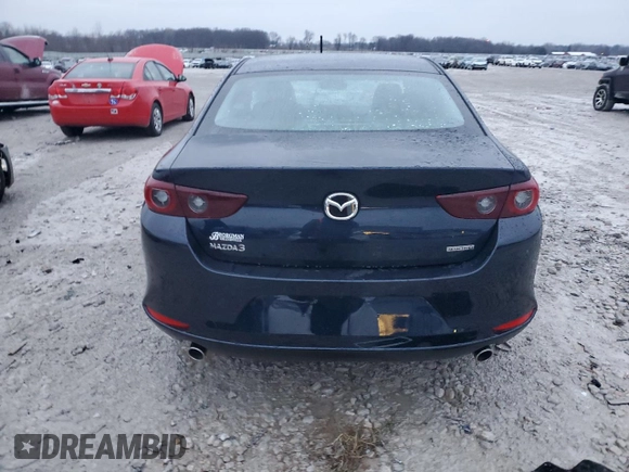 2025 Mazda 3 S with VIN 3MZBPAAM9SM454143, listed as a Copart auction lot 84151204 with Not Provided miles and Salvage Title. Bid and sale history available at DreamBid. Image 6.