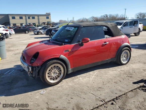 2005 MINI Cooper Convertible with VIN WMWRF334X5TG10600, listed as a Copart auction lot 85199254 with 133,365 mi miles and Salvage Title. Bid and sale history available at carsss.com. Image 1.