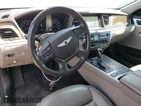 2015 Hyundai Genesis 3.8L with VIN KMHGN4JE4FU100357, listed as a Copart auction lot 68317214 with 89,137 mi miles and Salvage Title. Bid and sale history available at carsss.com. Image 8.