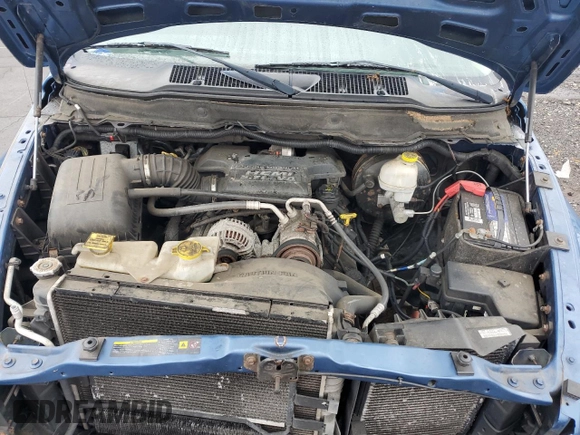 2005 Dodge 1500 SLT z VIN 1D7HU18DX5S291791, wystawiony jako Copart lot #58835875 z przebiegiem 107 943 mil mil oraz Szkoda całkowita • Salvage title. Historia ofert i sprzedaży dostępna na DreamBid. Obrazek 11.