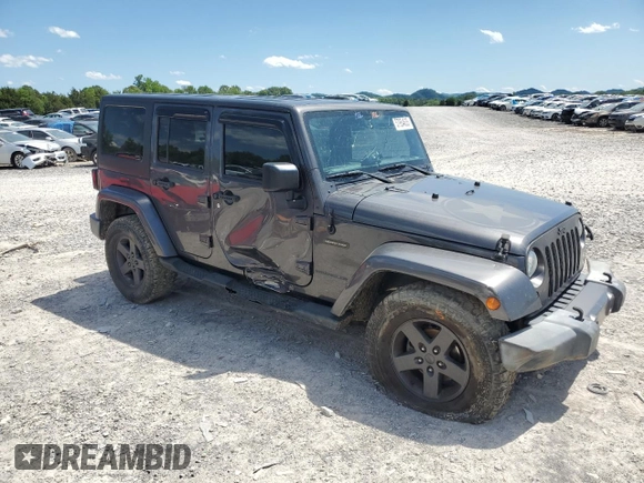 2016 Jeep Wrangler Unlimited Freedom с VIN 1C4BJWDG4GL153134, выставлен на аукционе Copart как лот 57954635 с пробегом 105 250 миль миль и Списание • Salvage title. История ставок и продаж доступна на DreamBid. Изображение 4.