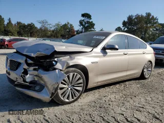 2014 BMW 5 Series GT 535i with VIN WBA5M2C55ED085766, listed as a Copart auction lot 76716934 with 151,144 mi miles and Salvage Title. Bid and sale history available at carsss.com. Image 2.