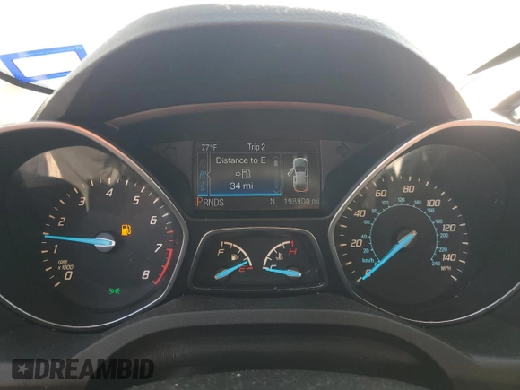 2013 Ford Escape SE with VIN 1FMCU0G91DUD37499, listed as a Copart auction lot 52442525 with 1,980,900 mi miles and Salvage Title. Bid and sale history available at DreamBid. Image 9.