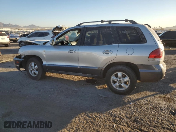 2006 Hyundai Santa Fe GLS with VIN KM8SC73D56U097233, listed as a Copart auction lot 84483704 with 88,699 mi miles and Salvage Title. Bid and sale history available at carsss.com. Image 2.