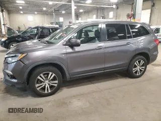 2018 Honda Pilot EX-L with VIN 5FNYF6H5XJB011398, listed as a Copart auction lot 59523595 with 82,775 mi miles and Salvage title. Bid and sale history available at DreamBid. Image 1.