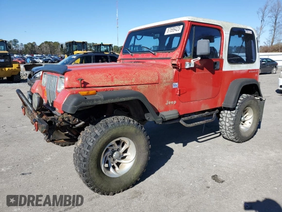 1995 Jeep Wrangler S with VIN 1J4FY19P8SP254147, listed as a Copart auction lot 87699425 with 163,924 mi miles and Clean Title. Bid and sale history available at carsss.com. Image 1.