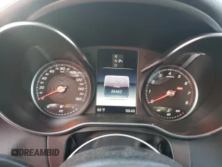 2017 Mercedes-Benz C 300 with VIN WDDWJ4JB8HF358637, listed as a Copart auction lot 84721744 with 56,442 mi miles and Salvage Title. Bid and sale history available at carsss.com. Image 9.
