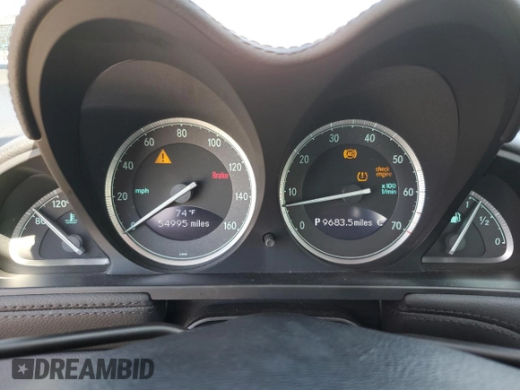 2007 Mercedes-Benz SL 550 with VIN WDBSK71F57F134782, listed as a Copart auction lot 47041625 with 54,995 mi miles and Salvage title. Bid and sale history available at DreamBid. Image 9.