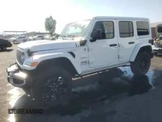 2024 Jeep Wrangler Sahara with VIN 1C4RJXP67RW270764, listed as a Copart auction lot 64563665 with 38,496 mi miles and Clean title. Bid and sale history available at DreamBid. Image 1.