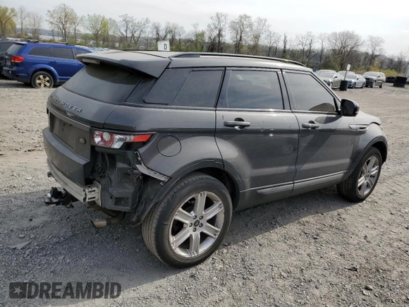 2013 Land Rover Range Rover Evoque Pure Premium with VIN SALVR2BG1DH738505, listed as a Copart auction lot 54314405 with 144,720 mi miles and Non repairable. Bid and sale history available at DreamBid. Image 3.