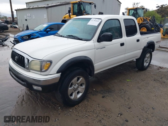 2001 Toyota Tacoma PreRunner with VIN 5TEGN92N21Z736789, listed as a IAAI auction lot 41784065 with 163,675 mi miles. Bid and sale history available at carsss.com. Image 2.