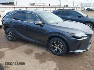2024 Lexus RX with VIN JTJCHMAA3R2015224, listed as a IAAI auction lot 41066371 with 8,719 mi miles. Bid and sale history available at carsss.com. Image 1.
