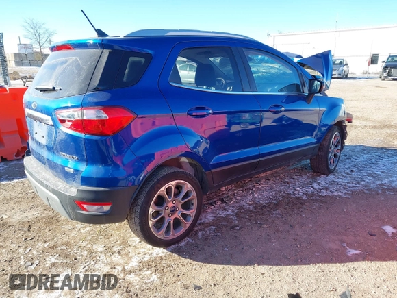 2019 Ford EcoSport Titanium with VIN MAJ3S2KE8KC253571, listed as a IAAI auction lot 41423542 with 123,392 mi miles and . Bid and sale history available at DreamBid. Image 4.