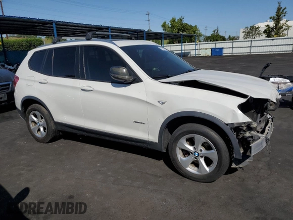 2012 BMW X3 28i with VIN 5UXWX5C56CL725341, listed as a Copart auction lot 52649105 with 97,855 mi miles and Salvage Title. Bid and sale history available at DreamBid. Image 4.