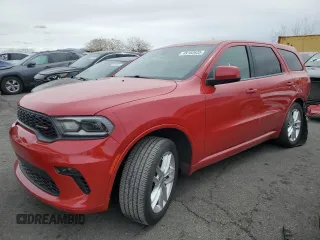 2022 Dodge Durango GT Plus with VIN 1C4RDHDG1NC102530, listed as a Copart auction lot 49162635 with 32,490 mi miles and Salvage Title. Bid and sale history available at DreamBid. Image 1.