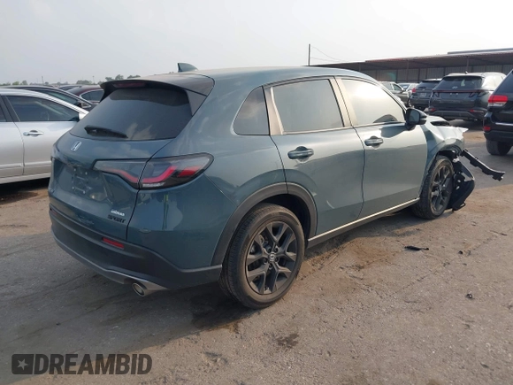2024 Honda HR-V Sport z VIN 3CZRZ1H56RM733208, wystawiony jako IAAI lot #42304031 z przebiegiem 23 389 mil mil oraz . Historia ofert i sprzedaży dostępna na DreamBid. Obrazek 4.