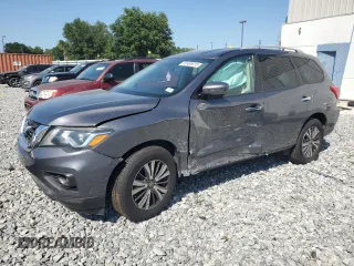2018 Nissan Pathfinder SL with VIN 5N1DR2MN9JC601928, listed as a Copart auction lot 52485815 with 111,486 mi miles and Salvage title. Bid and sale history available at DreamBid. Image 1.