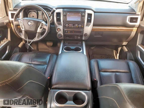 2016 Nissan Titan Platinum Reserve with VIN 1N6BA1F49GN503106, listed as a Copart auction lot 62740215 with 155,659 mi miles and Clean title. Bid and sale history available at DreamBid. Image 8.