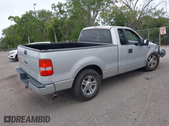 2008 Ford F-150 XL with VIN 1FTRF12W58KD87786, listed as a IAAI auction lot 42050883 with 127,688 mi miles. Bid and sale history available at carsss.com. Image 4.