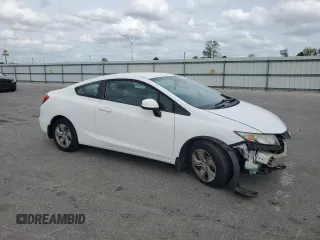 2013 Honda Civic Cpe LX with VIN 2HGFG3B52DH532837, listed as a Copart auction lot 51745315 with 153,203 mi miles and Salvage Title. Bid and sale history available at carsss.com. Image 4.