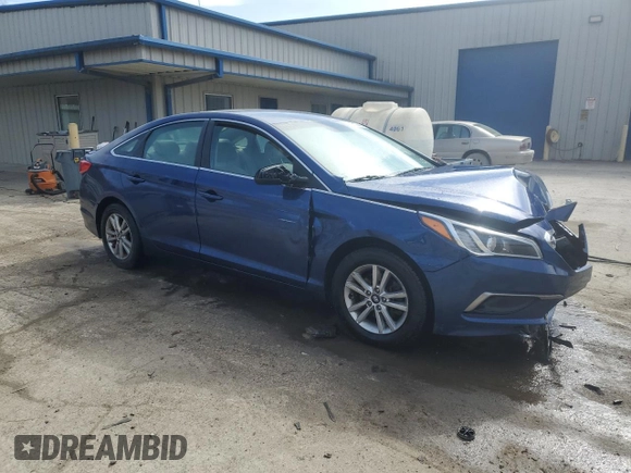 2016 Hyundai Sonata SE with VIN 5NPE24AF4GH329890, listed as a Copart auction lot 48136435 with 159,402 mi miles and Salvage Title. Bid and sale history available at carsss.com. Image 4.