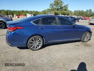 2017 Genesis G80 Ultimate with VIN KMHGN4JF7HU181009, listed as a Copart auction lot 47967285 with Not Provided miles and Salvage Title. Bid and sale history available at DreamBid. Image 3.