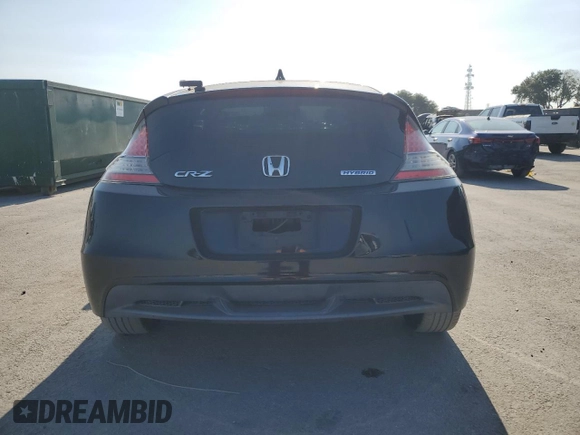2011 Honda CR-Z with VIN JHMZF1C47BS007513, listed as a Copart auction lot 52969735 with 134,408 mi miles and Salvage Title. Bid and sale history available at carsss.com. Image 6.