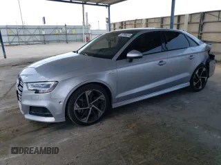2020 Audi A3 Sedan S line Premium Plus with VIN WAUJEGFF7LA098319, listed as a Copart auction lot 62766024 with 67,159 mi miles and Salvage Title. Bid and sale history available at carsss.com. Image 1.