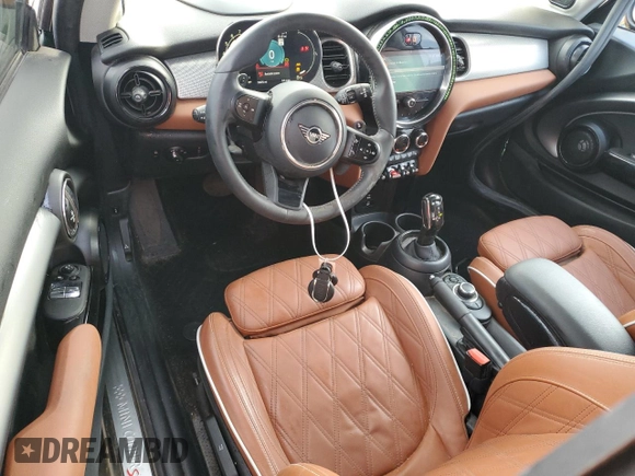 2023 MINI Hardtop Cooper S with VIN WMW53DH03P2T30588, listed as a Copart auction lot 50954405 with 15,678 mi miles and Salvage title. Bid and sale history available at DreamBid. Image 8.
