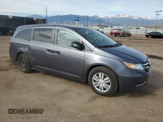 2016 Honda Odyssey LX with VIN 5FNRL5H28GB119525, listed as a Copart auction lot 50914835 with 87,210 mi miles and Salvage Title. Bid and sale history available at DreamBid. Image 4.