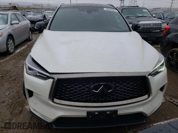 2021 Infiniti QX50 LUXE with VIN 3PCAJ5BB5MF115102, listed as a Copart auction lot 36489093 with 24,360 mi miles. Bid and sale history available at carsss.com. Image 5.