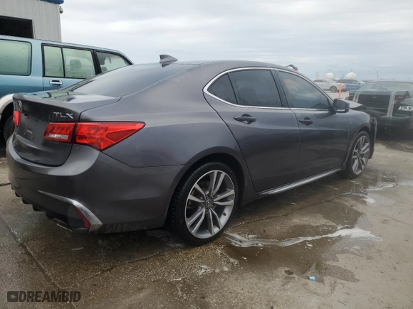 2019 Acura TLX w/Technology Pkg with VIN 19UUB2F44KA000129, listed as a Copart auction lot 88401595 with 119,830 mi miles and Salvage Title. Bid and sale history available at carsss.com. Image 3.