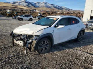 2020 Lexus UX 250h F Sport with VIN JTHE9JBHXL2033485, listed as a Copart auction lot 86924894 with Not Provided miles and Salvage Title. Bid and sale history available at DreamBid. Image 1.