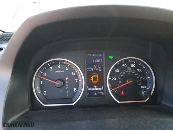 2011 Honda CR-V EX with VIN 5J6RE4H52BL055464, listed as a Copart auction lot 46910575 with 116,863 mi miles and Salvage Title. Bid and sale history available at carsss.com. Image 9.