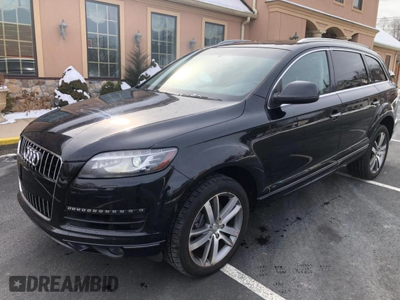 2014 Audi Q7 3.0T Premium Plus with VIN WA1LGAFE6ED013461, listed as a Copart auction lot 45347045 with 139,453 mi miles and Clean Title. Bid and sale history available at carsss.com. Image 1.
