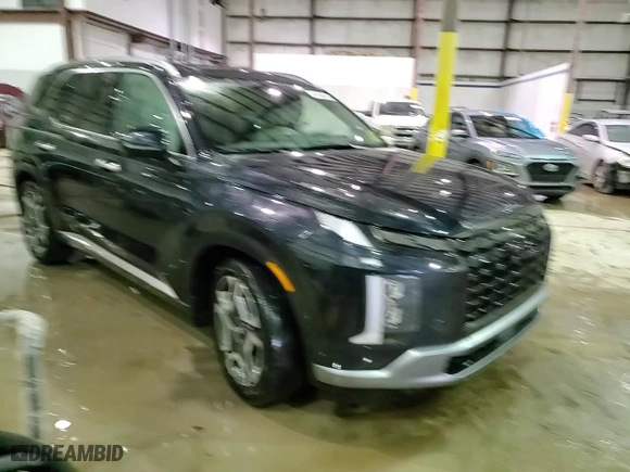 2024 Hyundai Palisade Limited with VIN KM8R54GE9RU706239, listed as a Copart auction lot 46140835 with 0 mi miles and Non Repairable. Bid and sale history available at carsss.com. Image 14.