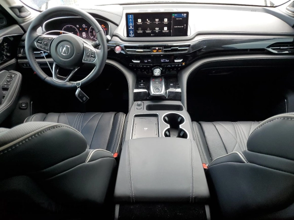 2025 Acura MDX Advance with VIN 5J8YE1H89SL024448, listed as a Copart auction lot 63083325 with 2,697 mi miles and Salvage title. Bid and sale history available at DreamBid. Image 8.