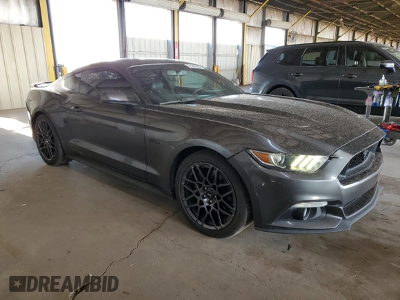 2017 Ford Mustang GT with VIN 1FA6P8CFXH5287193, listed as a Copart auction lot 51347405 with 128,018 mi miles and Salvage title. Bid and sale history available at DreamBid. Image 4.