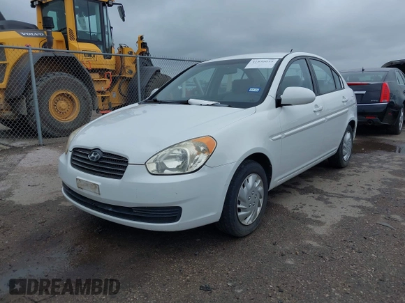 2009 Hyundai Accent Auto GLS with VIN KMHCN46C19U351198, listed as a IAAI auction lot 41896018 with 205,594 mi miles. Bid and sale history available at carsss.com. Image 2.