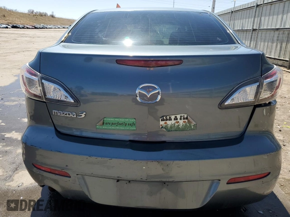 2012 Mazda 3 i Sport with VIN JM1BL1UF0C1533078, listed as a Copart auction lot 52734095 with 88,218 mi miles and Salvage Title. Bid and sale history available at DreamBid. Image 6.