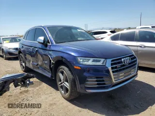 2018 Audi SQ5 with VIN WA1C4BFY9J2036019, listed as a Copart auction lot 71321774 with 70,364 mi miles and Salvage Title. Bid and sale history available at DreamBid. Image 4.