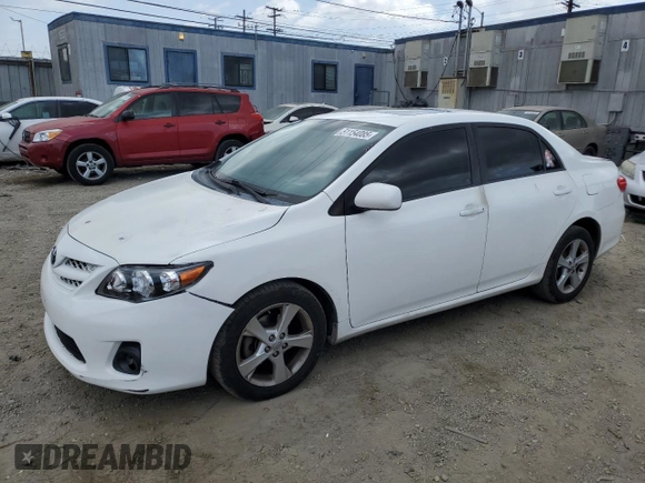 2012 Toyota Corolla L with VIN 5YFBU4EE0CP027816, listed as a Copart auction lot 51154085 with 157,357 mi miles and Salvage Title. Bid and sale history available at carsss.com. Image 1.