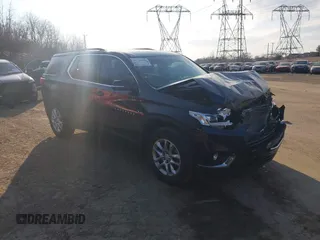 2020 Chevrolet Traverse LT Cloth with VIN 1GNERGKW9LJ151852, listed as a IAAI auction lot 41726690 with 92,671 mi miles. Bid and sale history available at carsss.com. Image 1.