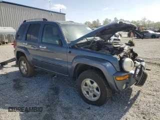 2002 Jeep Liberty Limited with VIN 1J8GL58K32W144319, listed as a Copart auction lot 51571025 with 145,913 mi miles and Salvage title. Bid and sale history available at DreamBid. Image 4.