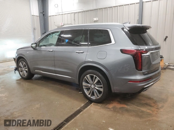 2021 Cadillac XT6 Premium Luxury with VIN 1GYKPFRS3MZ210552, listed as a Copart auction lot 89174415 with 12,823 mi miles and Salvage title. Bid and sale history available at DreamBid. Image 2.