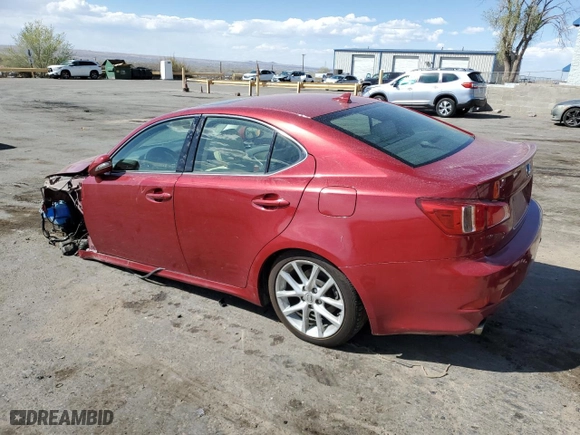 2013 Lexus IS 250 with VIN JTHCF5C20D5063323, listed as a Copart auction lot 50349985 with 92,610 mi miles and Salvage Title. Bid and sale history available at carsss.com. Image 2.