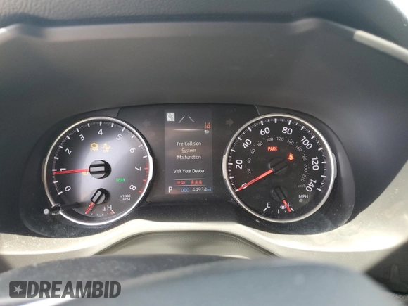 2022 Toyota RAV4 XLE Premium z VIN 2T3A1RFV7NW296422, wystawiony jako Copart lot #56755025 z przebiegiem 44 934 mil mil oraz Szkoda całkowita • Salvage title. Historia ofert i sprzedaży dostępna na DreamBid. Obrazek 9.