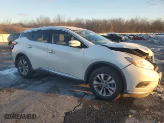 2016 Nissan Murano SL with VIN 5N1AZ2MH2GN158743, listed as a Copart auction lot 87516435 with 101,191 mi miles and Salvage Title. Bid and sale history available at carsss.com. Image 4.