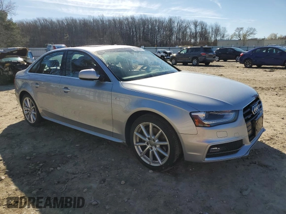 2016 Audi A4 Premium with VIN WAUBFAFL2GN018511, listed as a Copart auction lot 49311095 with 152,999 mi miles and Salvage Title. Bid and sale history available at carsss.com. Image 4.
